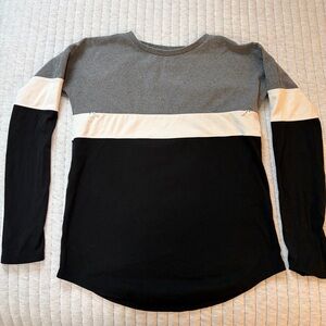 Gray and Black Movemama Long Sleeve Shirt -Small